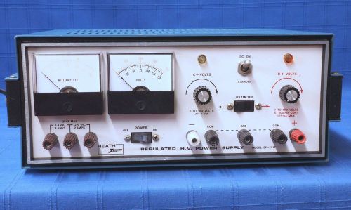 Heathkit sp-2717 0-400 vdc hv power supply ge 6l6gc restored for sale