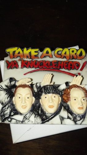 three stooges pencil cup and card holder
