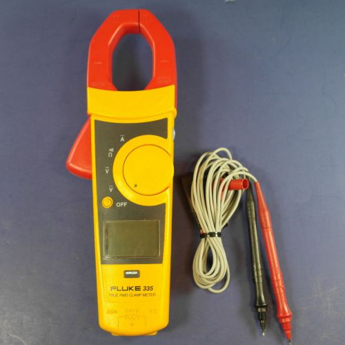 Fluke 335 True RMS Clamp meter, Excellent with screen protector, Probes included