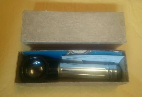 Vintage E.W. Pike Flash-O-Lens Magnifier Flashlight USA Model: 7X Battery