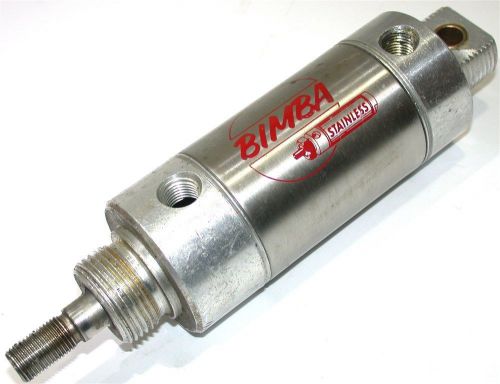 Bimba 1&#034; stroke 2&#034; bore stainless air cylinder 311-dxp for sale