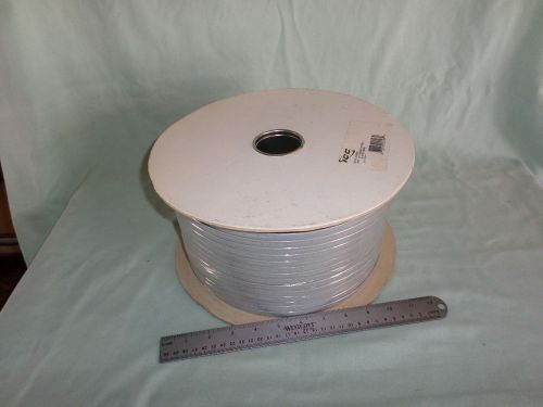 (0313) icc item# 1c1000s8su flat cordage 1k ft reel, silver satin 26awg for sale