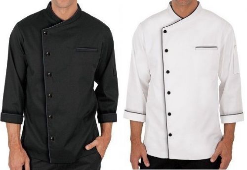 Buy 2 @$45.99 Long Sleeves Cook Chef Waiter Waitress Coat Uniform Jacket