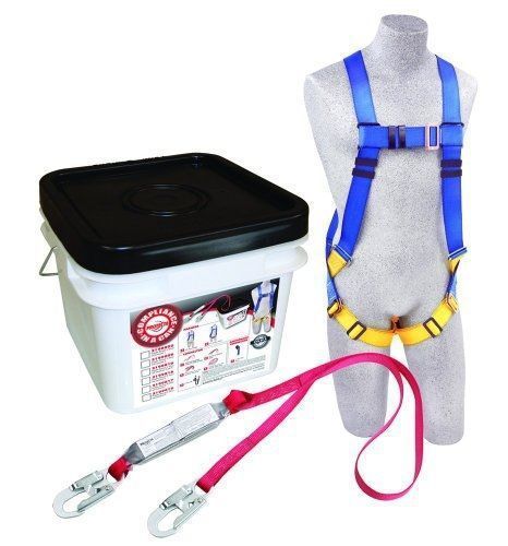 2199802 Protecta Compliance in a Can 6&#039; Lanyard &amp; Fall Protection Harness Kit