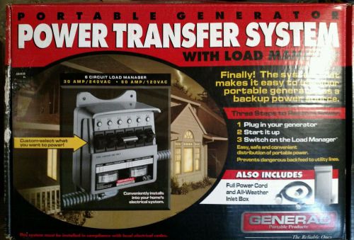 Generac portable power transfer system model #1276 generator switch