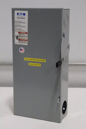 Cutler Hammer Eaton General Duty Fusible Safety Switch DG323NGB 100 240v 3Pole