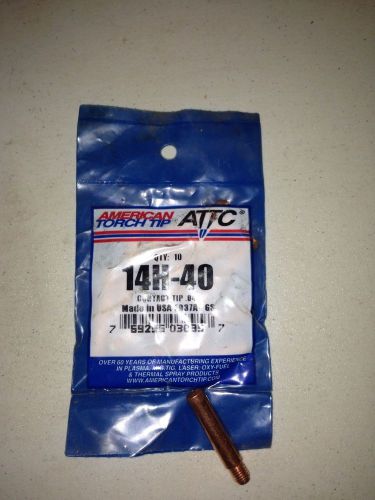 Lot (50) NEW American Torch Contact Tips 14H-40 Tweco Lincoln MIG Welding .040