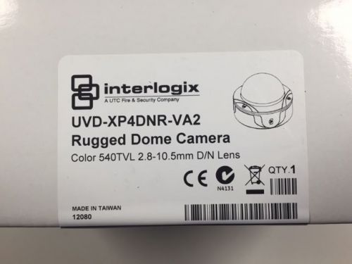 Interlogix UVD-XP4DNR-VA2 High Resolution Vandal-Resistant Dome Camera