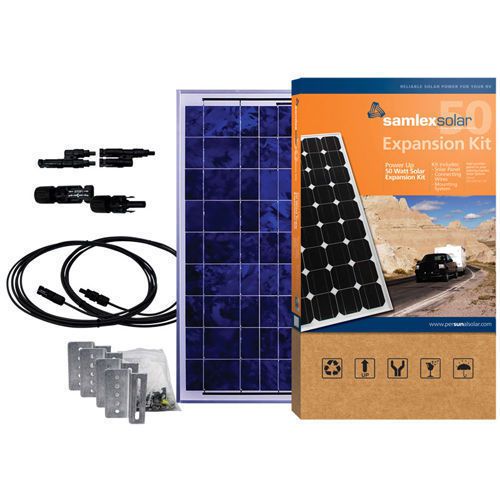 Samlex srv-exp-50 off-grid rv solar expansion kit 50w, us authorized distributor for sale