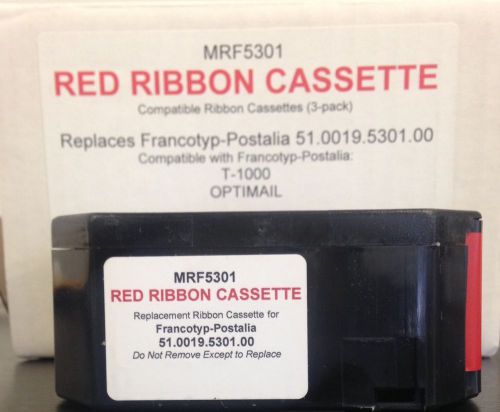 T-1000 Optimail Single Red Ribbon Cassette-MRF5301