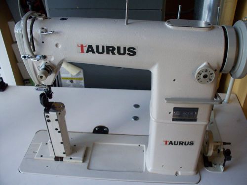 Taurus 810 narrow post bed ,roller feet industrial sewing  machine with servo for sale