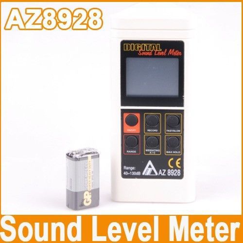 Portable az-8928 digital sound level precision db decibel meter battery included for sale
