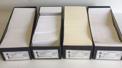 Lot of 4 Boxes Envelopes - Park Avenue Formals - 3 5/8 x 5 1/8 NO. 4 Bar. York