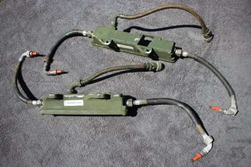 Military Gas Engine Teledyne 6HP 4A032-4 Coil Coils Spark Set Pair Cables