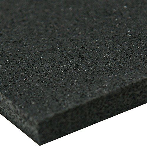Small parts recycled rubber sheet, 60 shore a, black, smooth finish, no backing, for sale