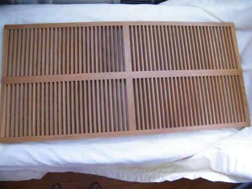 Wood Vent Louvered