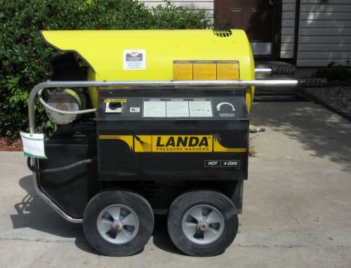 Used - landa hot4-2000 hot water pressure washer for sale