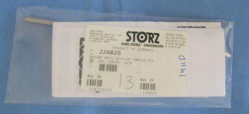 Karl Storz 226820 round knife with 45 degree angled tip, 2mm, length: 16cm