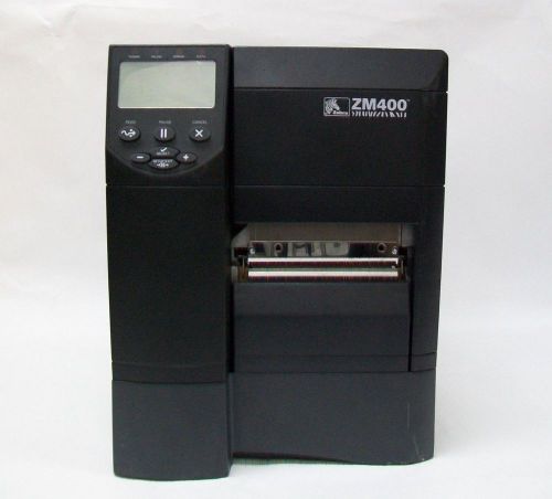 ZEBRA ZM400 Direct Thermal Printer Barcode Printer ZM400-3001-0200T -TESTED-