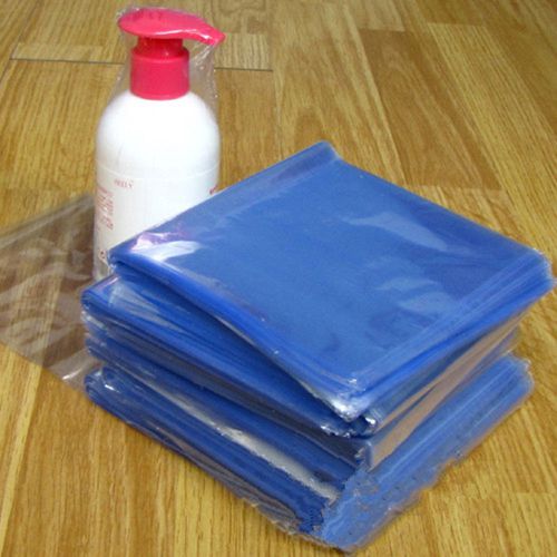 Heat shrink wrap film flat bags for candles cosmetics pvc shrink gift poly bag for sale