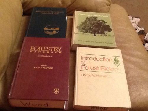 FORESTRY HANDBOOK Second Edition  Forestry Education Lot Of (4) Hardback Books