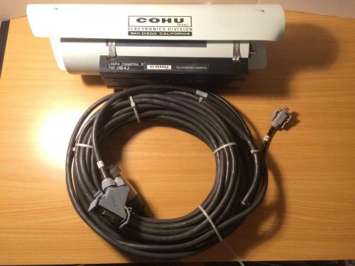 Lot Of 6 COHU Enclosed Television Security Camera 7145-2110 w/Mount Arm &amp; Cable