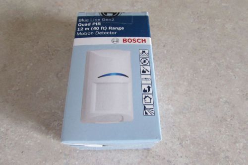 Bosch Security ISC-BPQ2-W12 Blue Line Gen 2 Quad Motion Detector 40&#039; x 40&#039; NIB