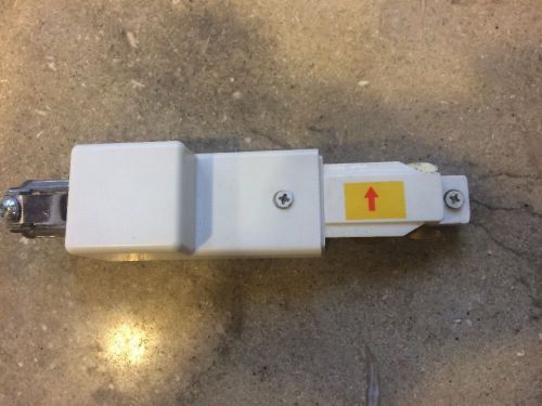 Philips Capri Lighting CP210W 2-Circuit Track Power Feed Live End Connector