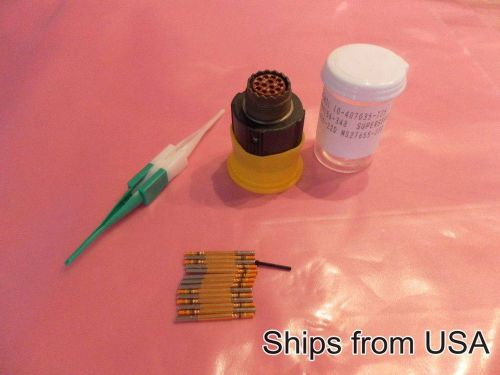 Brand NEW Ampenol Supersedes Connector Contacts &amp; Extract Tool Kit M39029/56-348