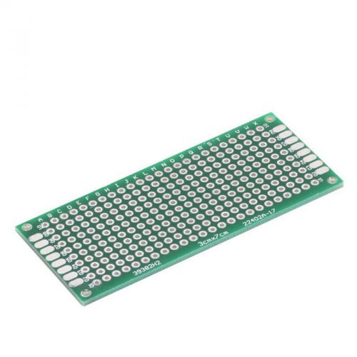 Splendid 5X Double Side Prototype PCB Universal Breadboard 3x7 cm 30mmx70mm US1