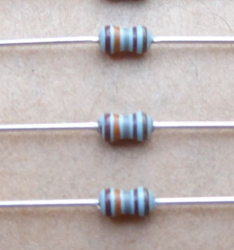 25 pcs. 118k ohms 1% 1/8W metal film resistors