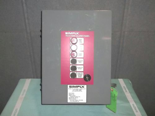 New Simplx TC-8 Tank Alarm Panel Waterproof Enclosure Type 3R