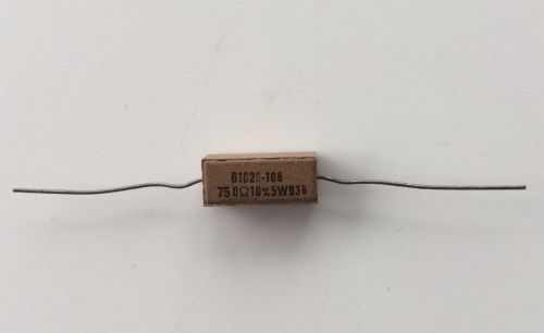 Resistor 75 Ohm 5 Watt 936 10% 61C20-108