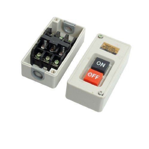 3P 3 Phase 30A 3.7KW Self Lock On/Off Power Pushbutton Switch TBSP-330