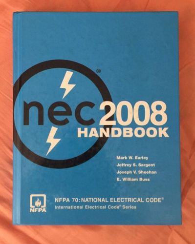 National electrical code - nec -2008 - nfpa 70 - handbook manual for sale