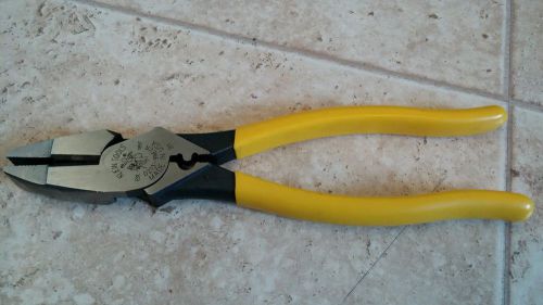 Klein Tools D213-9NE-CR 9-Inch High Leverage Side Cutting Pliers New
