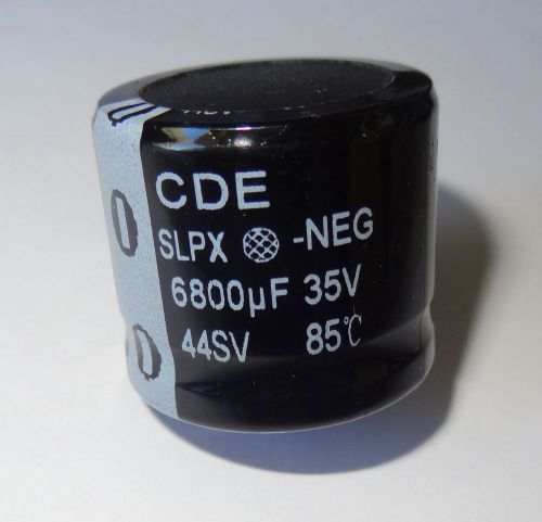 6800uF, 35V,   Electrolytic Capacitor. Snap-in. by CDE 8B3a