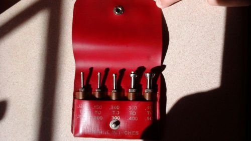 Vintage l. s. starrett no. 830 small hole gages .125 to .500 gauges for sale