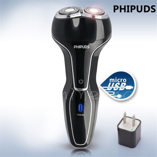 Fashion USB Rechargeable Mens Electric Shaver Shaving Razor Easy to clean
