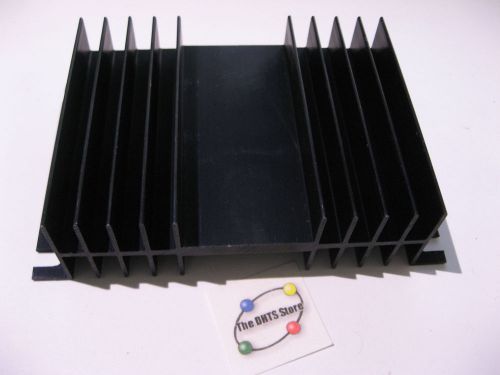 Aluminum Heat-Sink Extrusion No Drilling Black Anodize 4-3/4 x 3 x 1-1/4 LWH