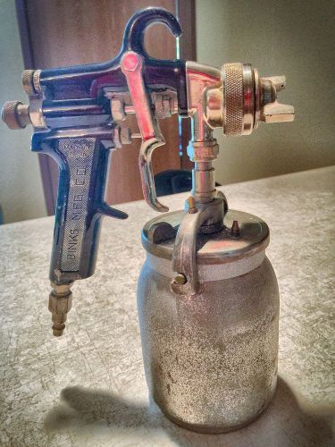 BINKS MODEL 7 SPRAY GUN WITH CUP! FAST FREE SHIPPING