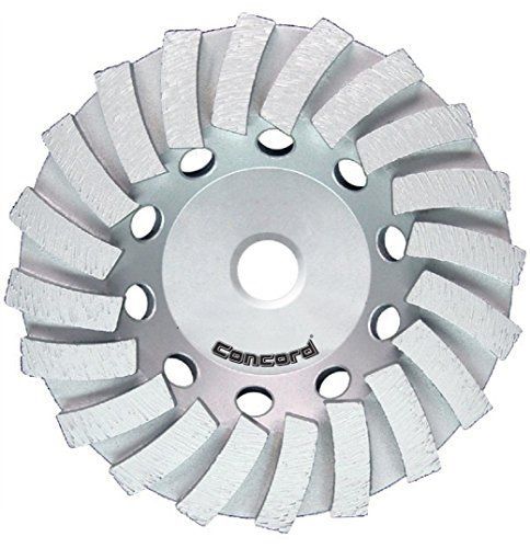 Concord blades gcl040ahp 4 inch swirl turbo segmented brazed diamond cup wheel for sale