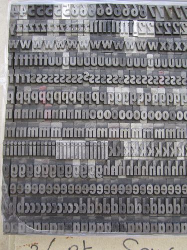 36PT SANS SERIF BOLD COND. Complete set, cap, lower case, numbers and characters