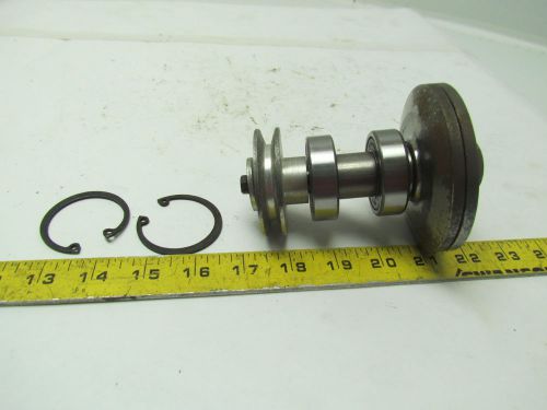 OMGA MEC-300St Replacement Part ARBOR Assembly Shaft Flex Plates Nut &amp; Pulley