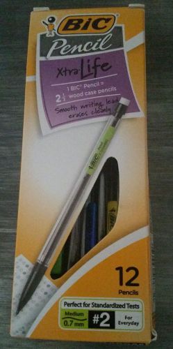 BIC Pencil Xtra Life, Medium Point (0.7 mm), 12-Count Size; Mechanical pencil