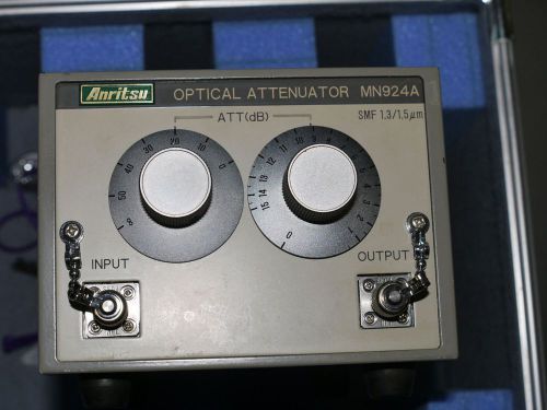 Anritsu MN924A Optical Attenuator SMF 1.3/1.5uM