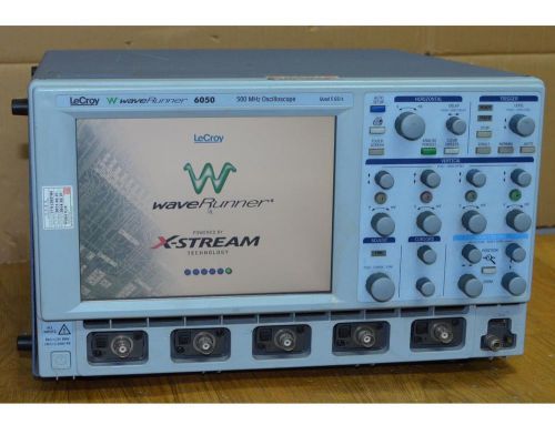 LeCroy WaveRunner 6050 500Mhz Oscilloscope Quad 5 Gs/s