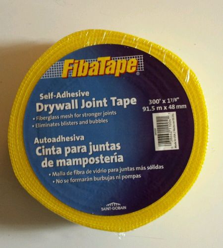 Saint Gobain Fibatape, Yellow Self Adhesive Drywall Joint Tape, 1-7/8&#034; x 300&#039;