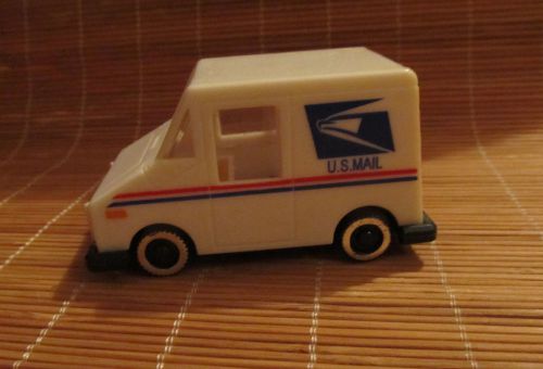 Vintage USPS Mail Truck Stamp Holder/Dispenser With Sponge Box (To Be Moistened)