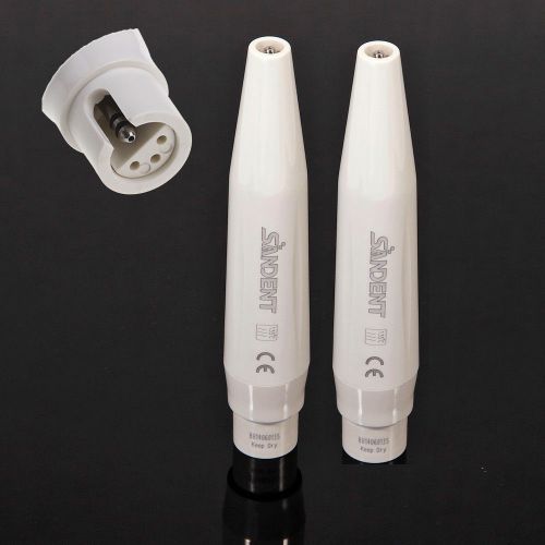 2pcs Dental Ultrasonic Scaler Detachable Handpiece Fit Satelec DTE Scaler Tips